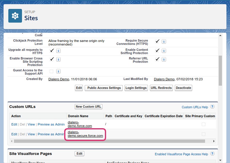 Dialero - Detect Site Base Url